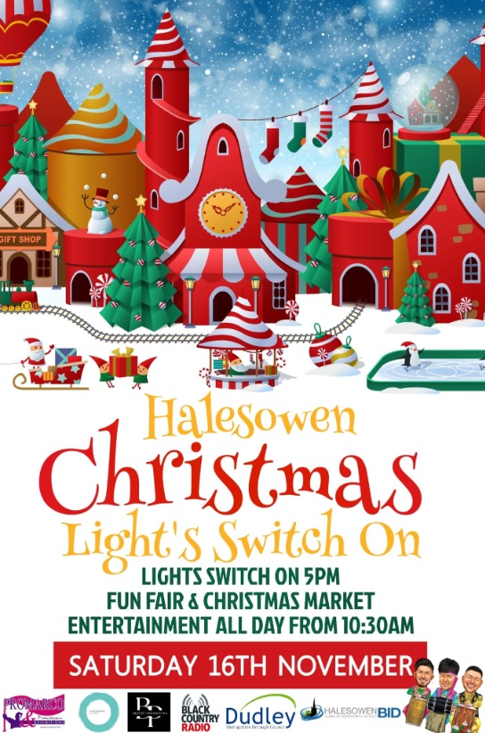 Halesowen Town Centre - Christmas Lights Switch On 2024